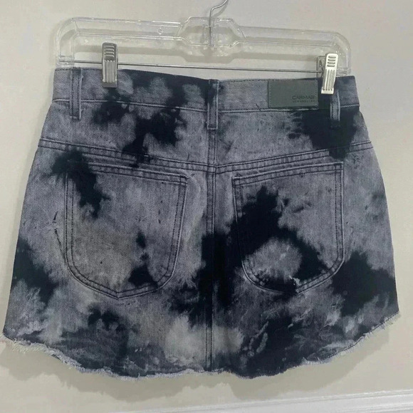 Carmar Beatriz Bleach Denim Skirt Size 28 - Picture 3 of 8